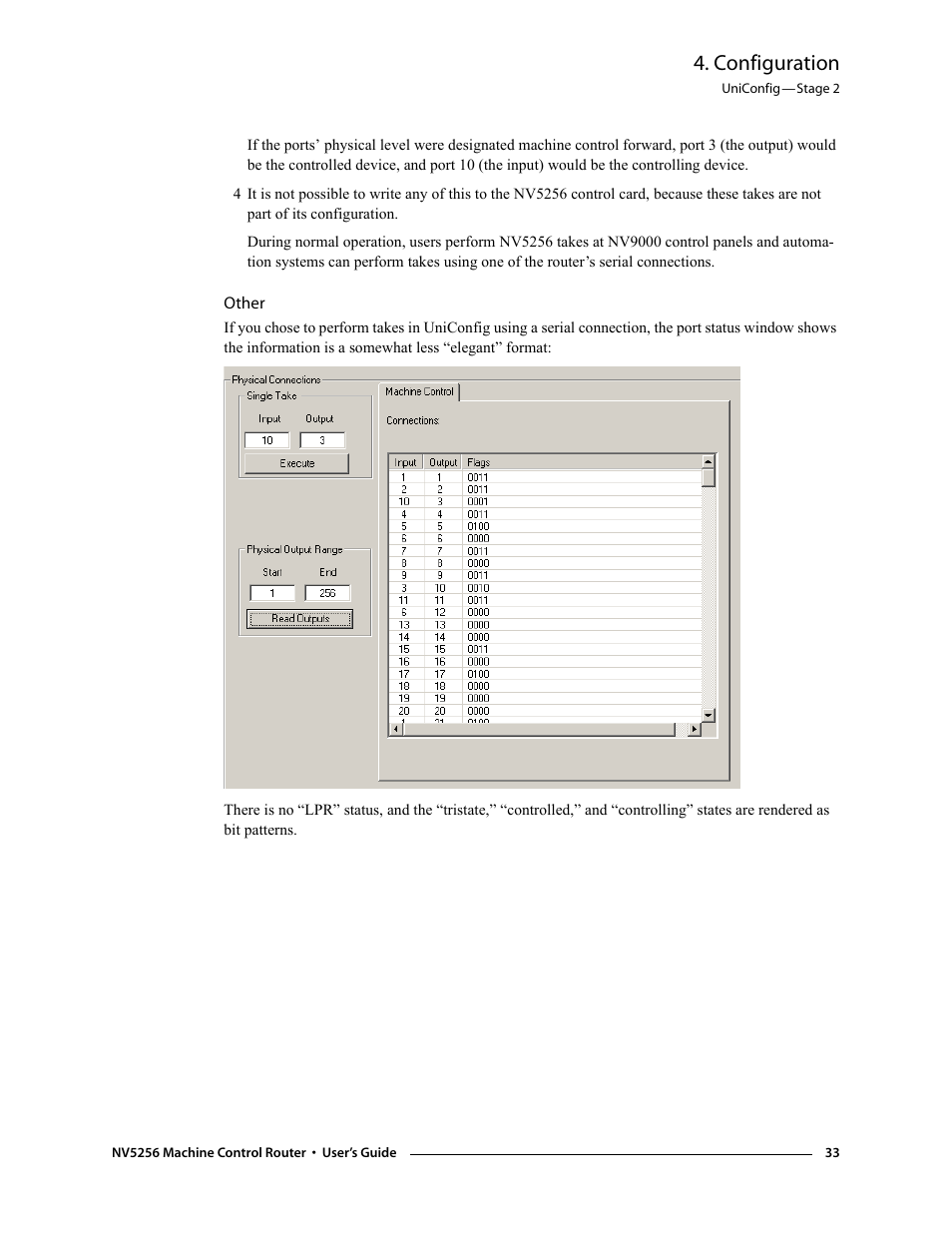 Other, Configuration | Grass Valley NV5256 v.1.8 User Manual | Page 41 / 56