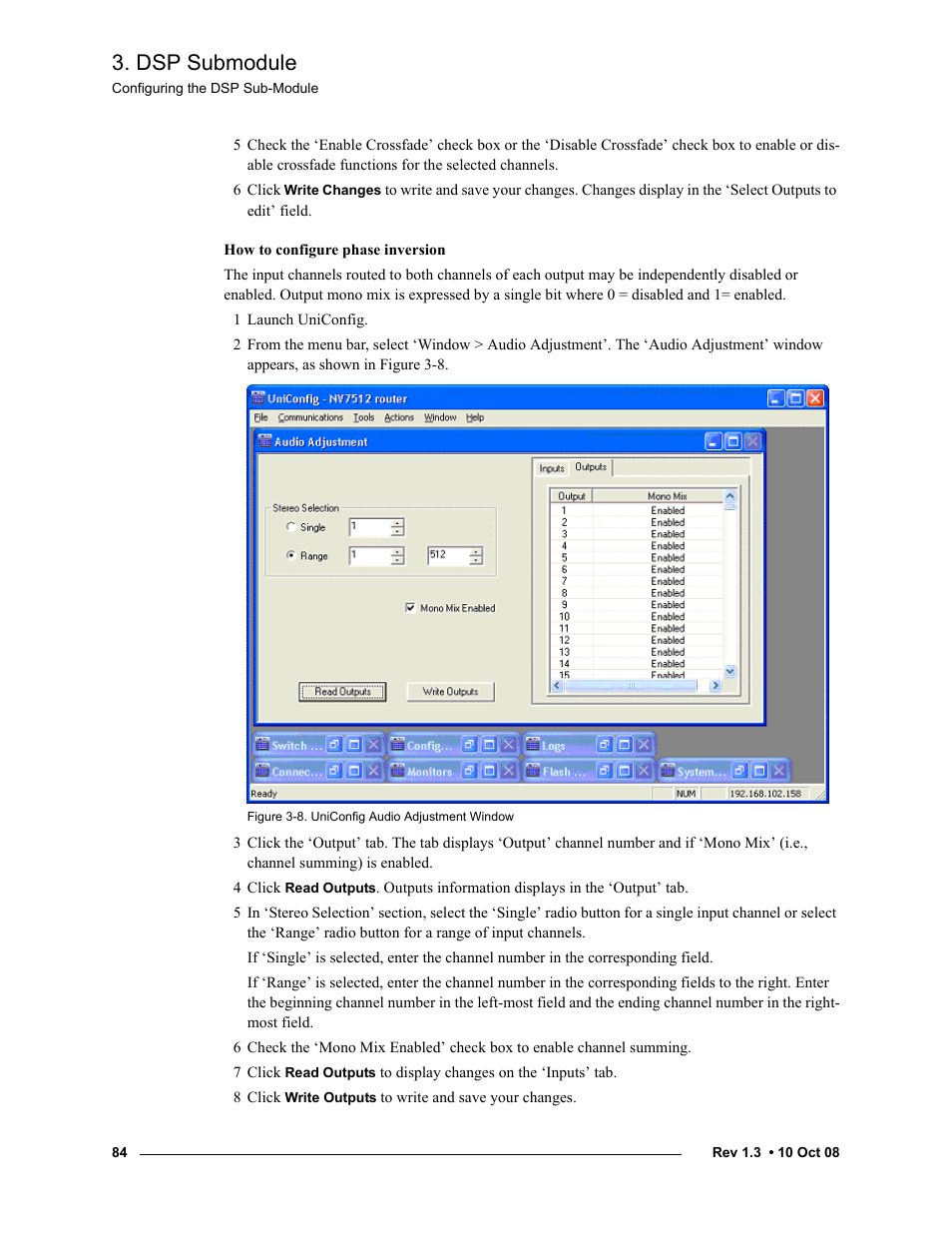 Dsp submodule | Grass Valley NV7512 v.1.3 User Manual | Page 94 / 130