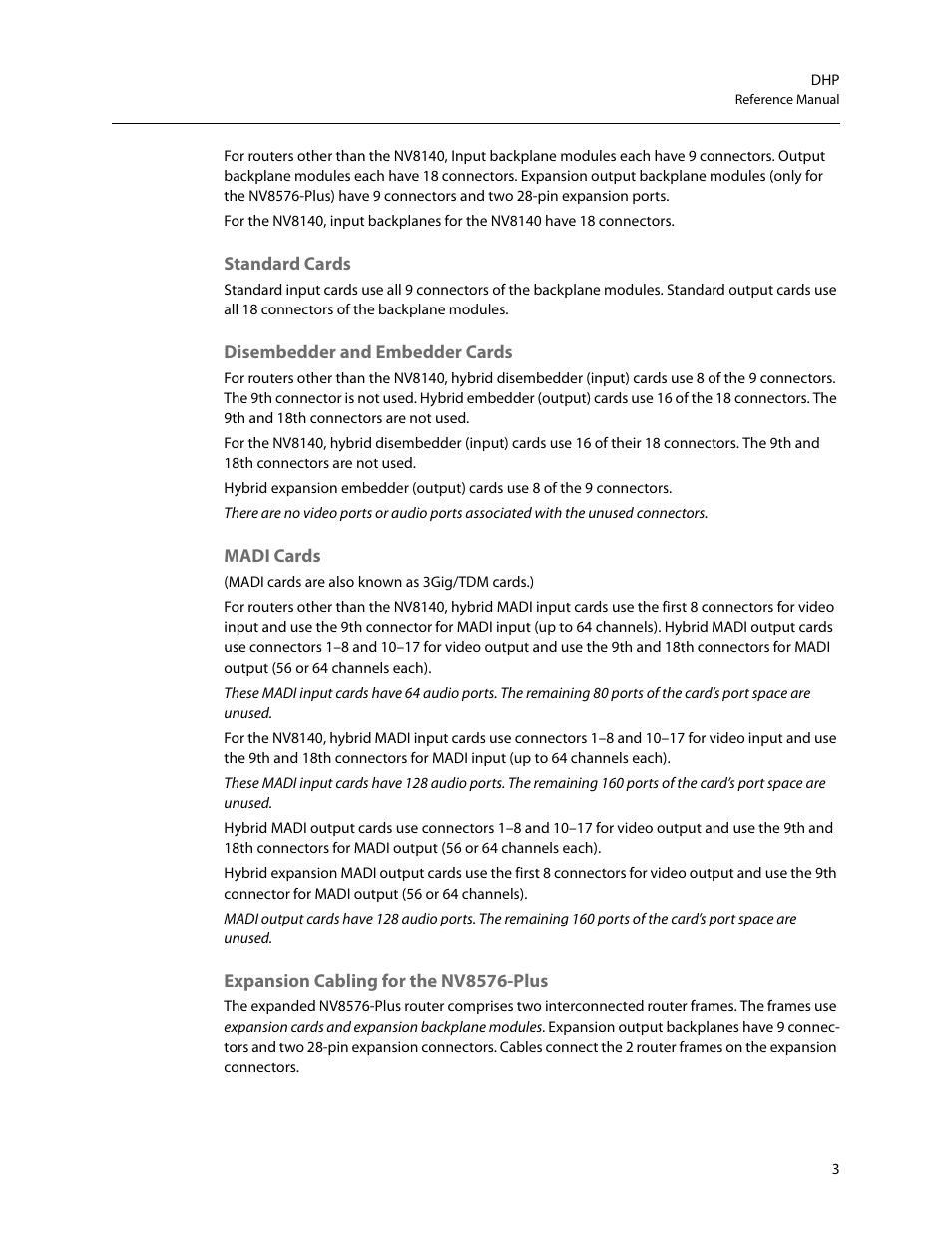 Grass Valley DHP v.1.1 User Manual | Page 11 / 66