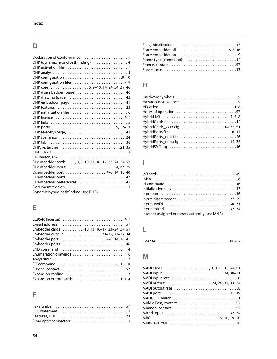 Grass Valley DHP v.1.1 User Manual | Page 62 / 66