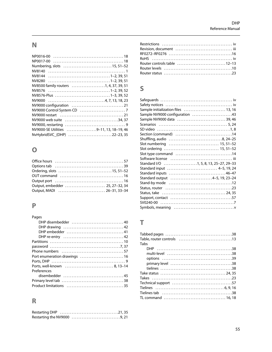 Grass Valley DHP v.1.1 User Manual | Page 63 / 66