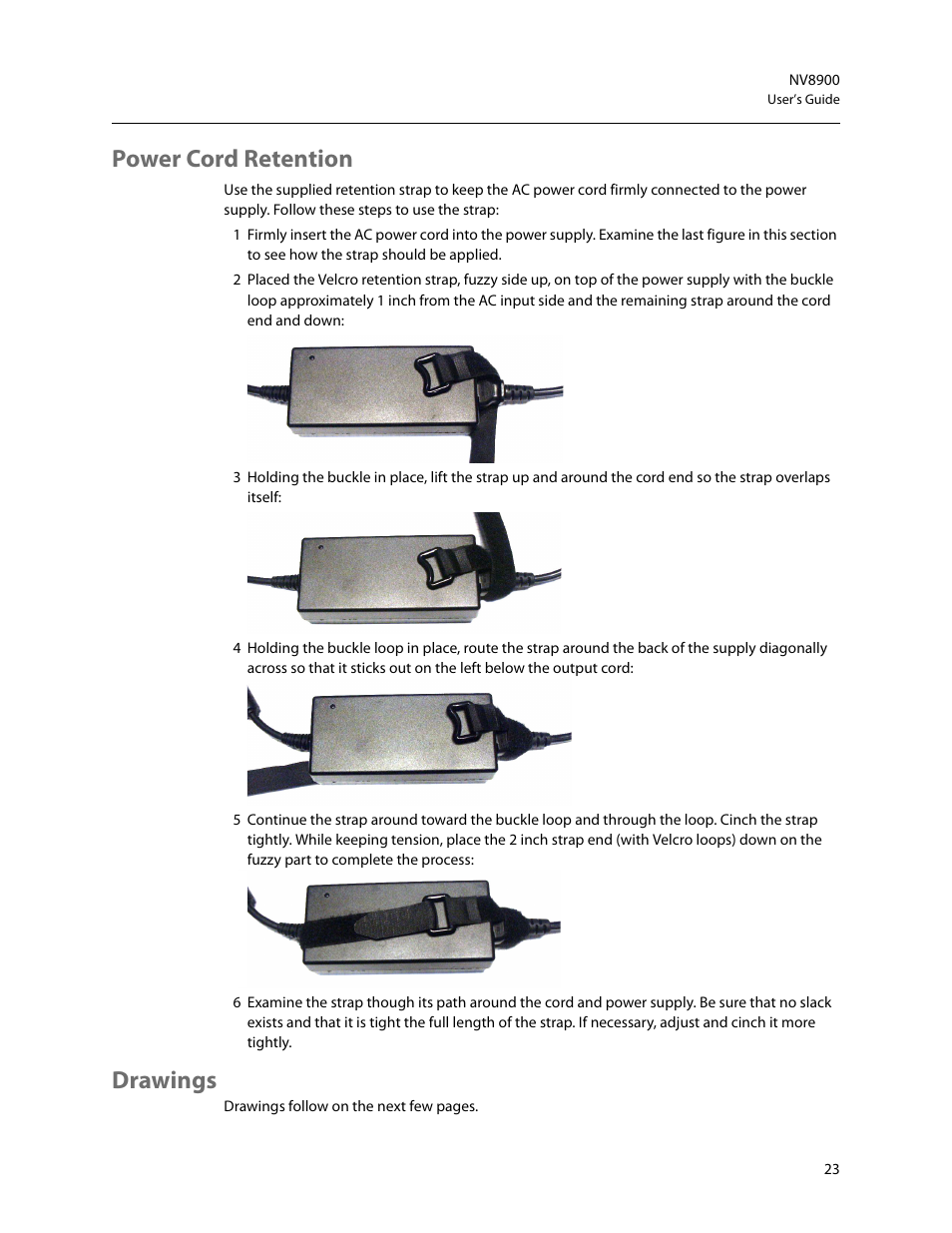 Power cord retention, Drawings | Grass Valley NV8900 Series v.1.3 User Manual | Page 31 / 44