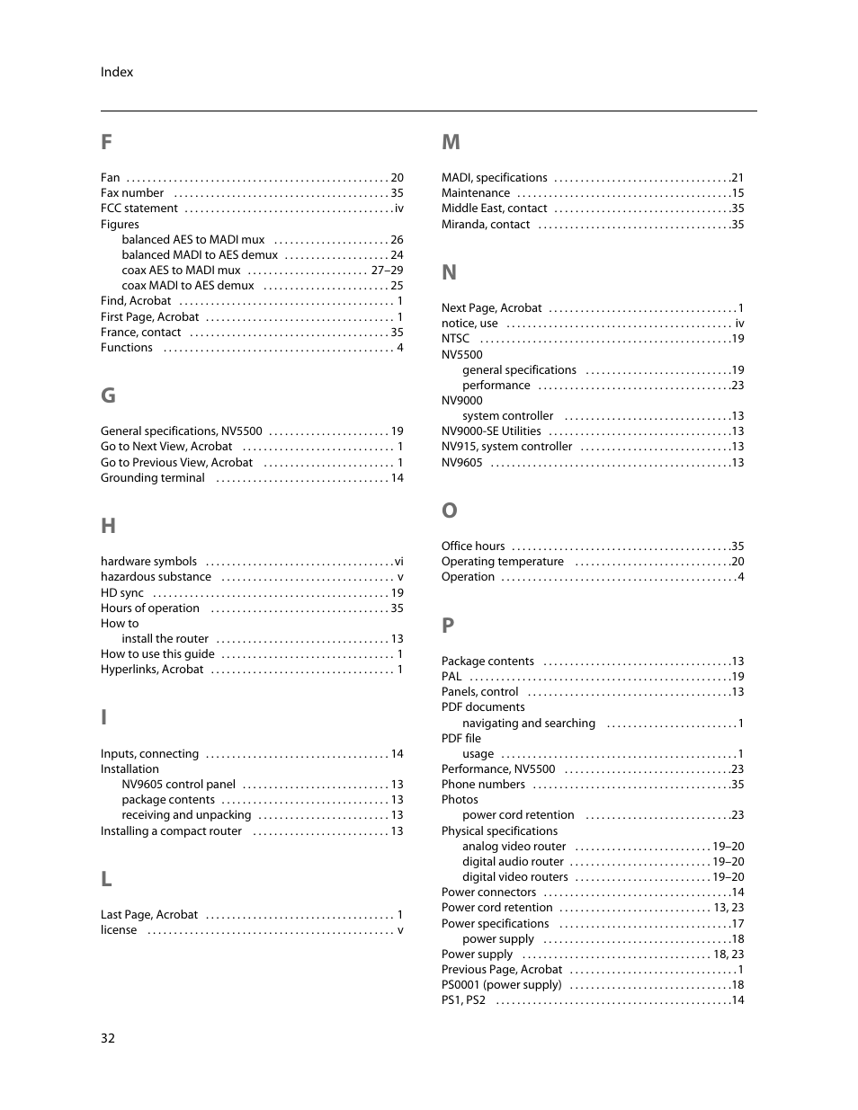 Grass Valley NV8900 Series v.1.3 User Manual | Page 40 / 44