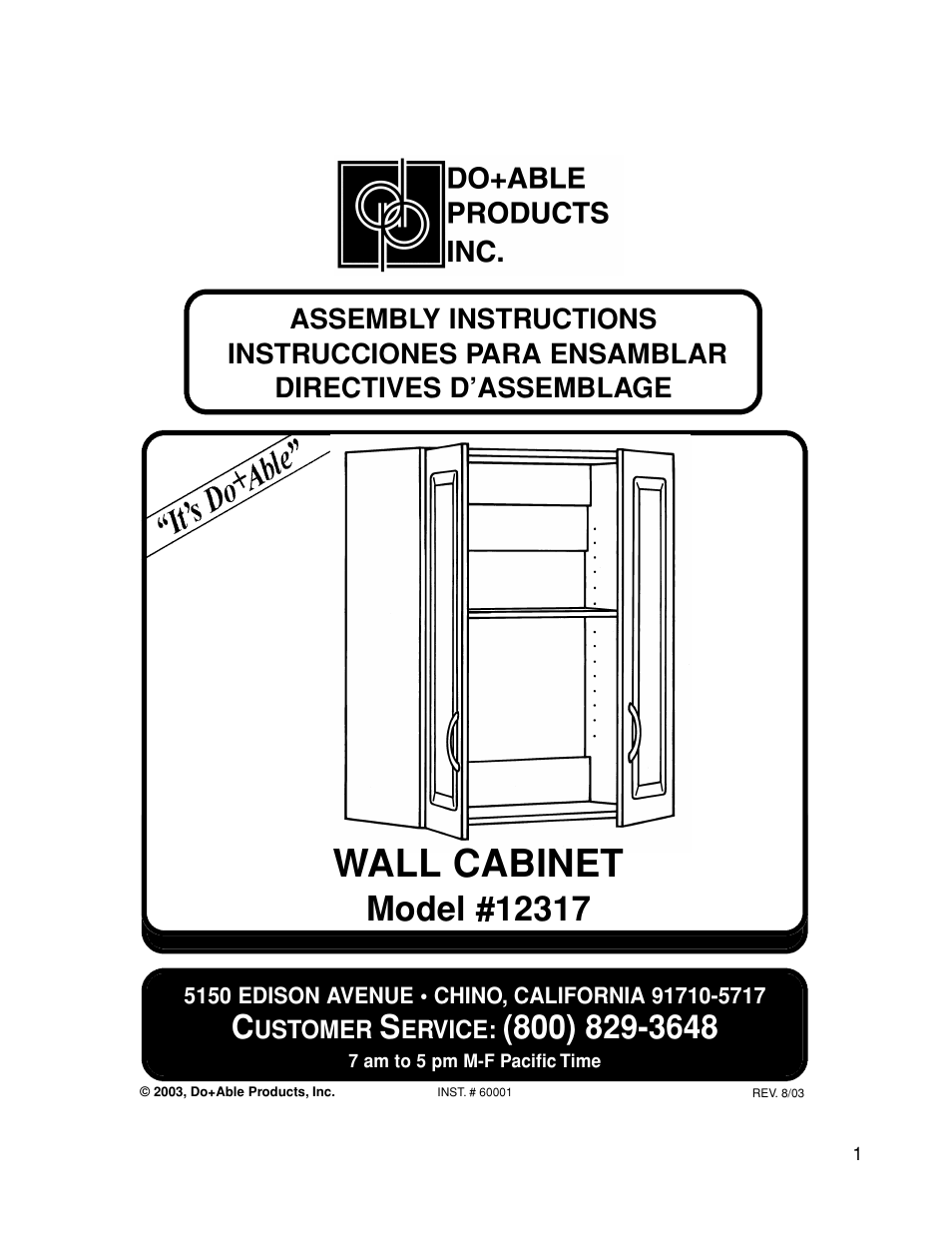 Closet Maid 12317 User Manual | 10 pages