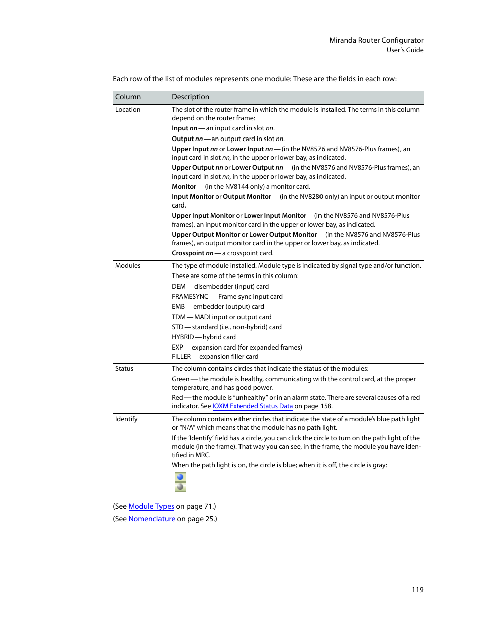 Grass Valley MRC v.1.2 User Manual | Page 129 / 186