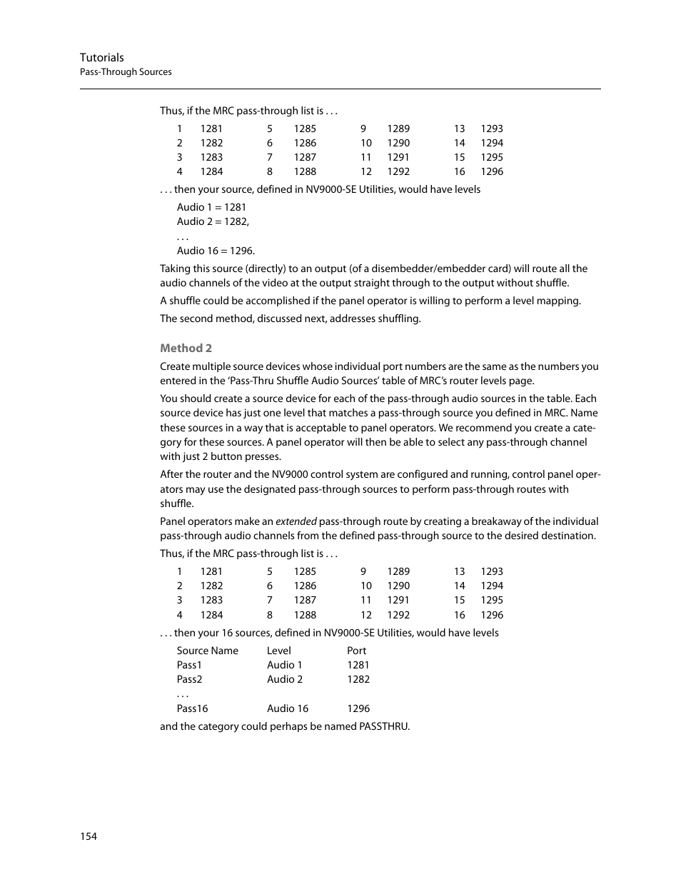 Grass Valley MRC v.1.2 User Manual | Page 164 / 186