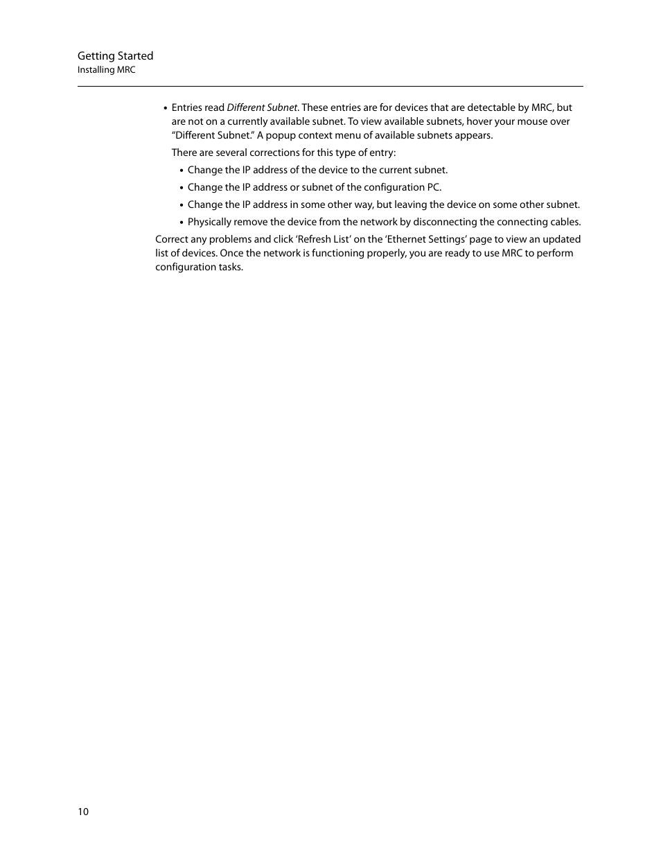 Grass Valley MRC v.1.2 User Manual | Page 20 / 186