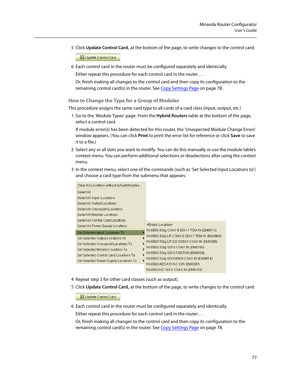 Grass Valley MRC v.1.2 User Manual | Page 87 / 186