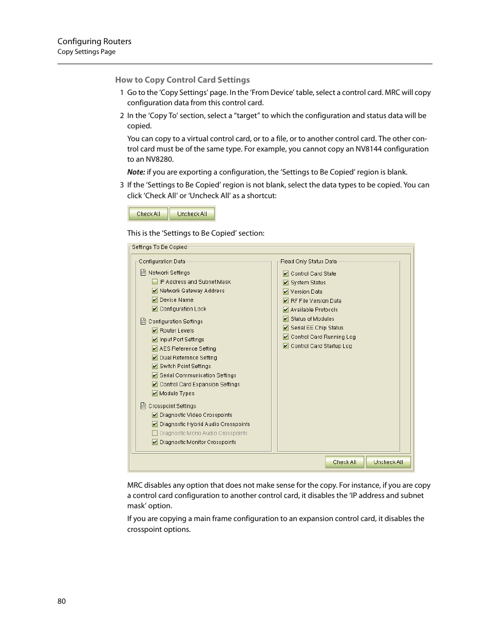 Grass Valley MRC v.1.2 User Manual | Page 90 / 186