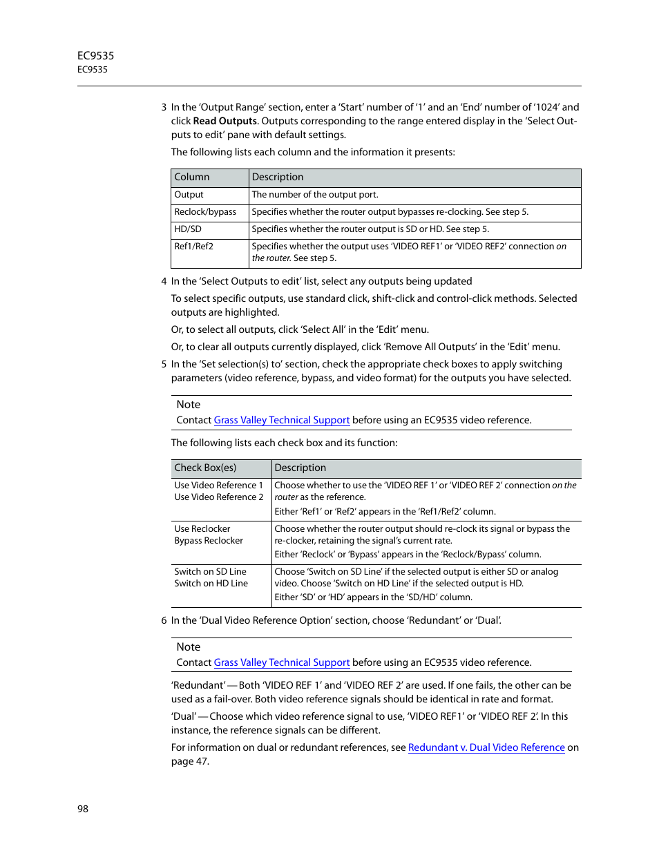 Grass Valley UniConfi NVISION Series v.2.1 User Manual | Page 110 / 166