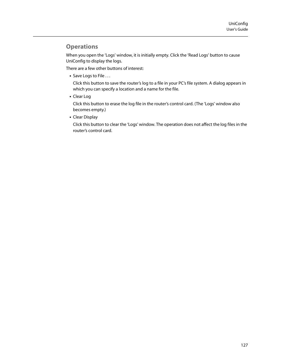 Operations | Grass Valley UniConfi NVISION Series v.2.1 User Manual | Page 139 / 166
