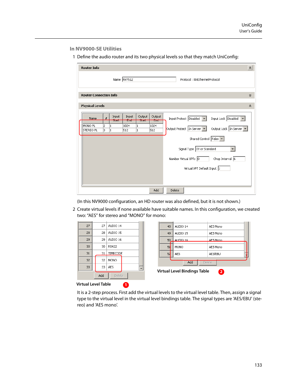 Grass Valley UniConfi NVISION Series v.2.1 User Manual | Page 145 / 166