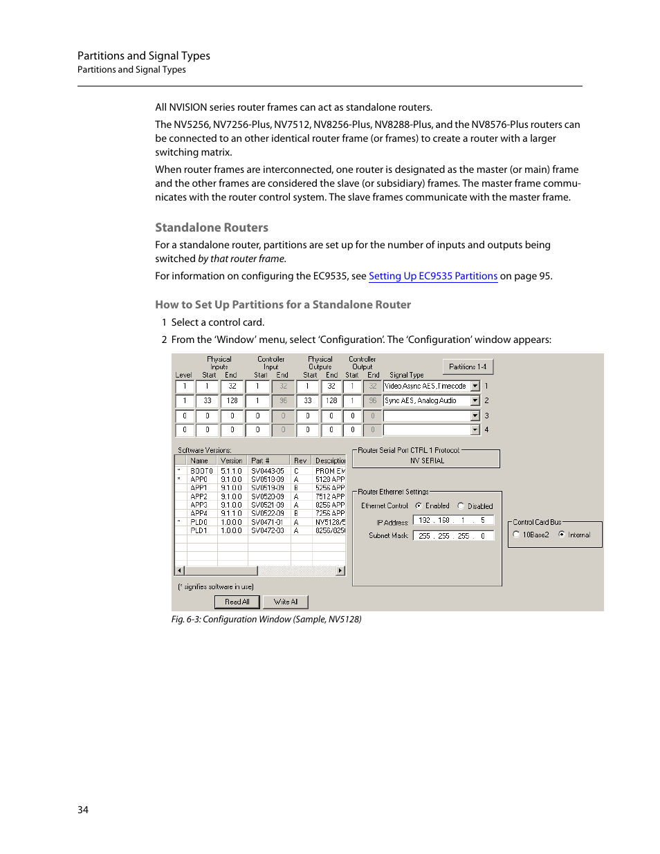 Standalone routers | Grass Valley UniConfi NVISION Series v.2.1 User Manual | Page 46 / 166