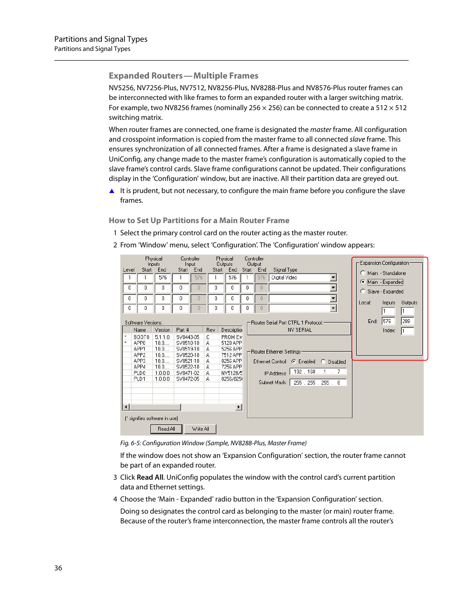 Expanded routers | Grass Valley UniConfi NVISION Series v.2.1 User Manual | Page 48 / 166