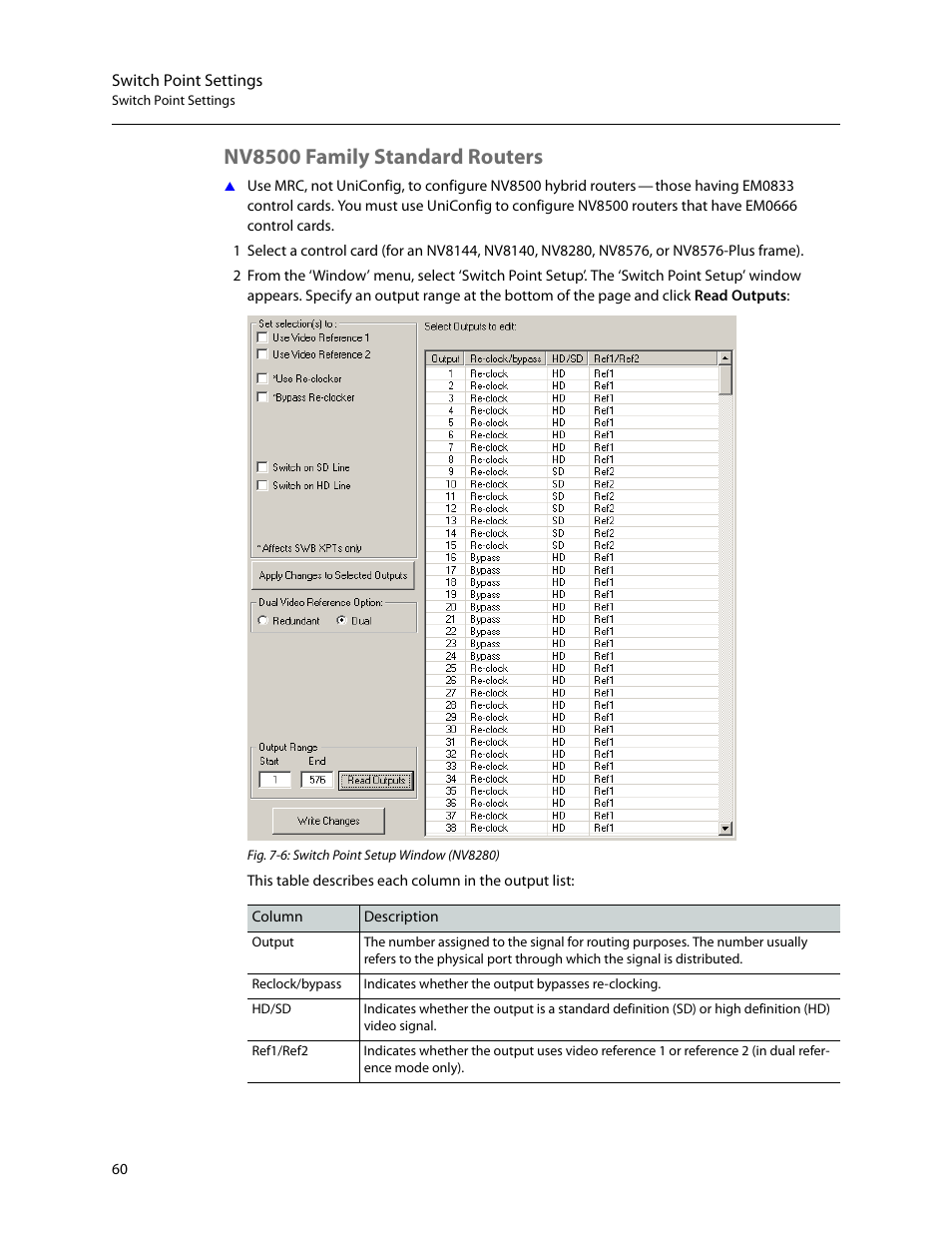 Nv8500 family standard routers | Grass Valley UniConfi NVISION Series v.2.1 User Manual | Page 72 / 166