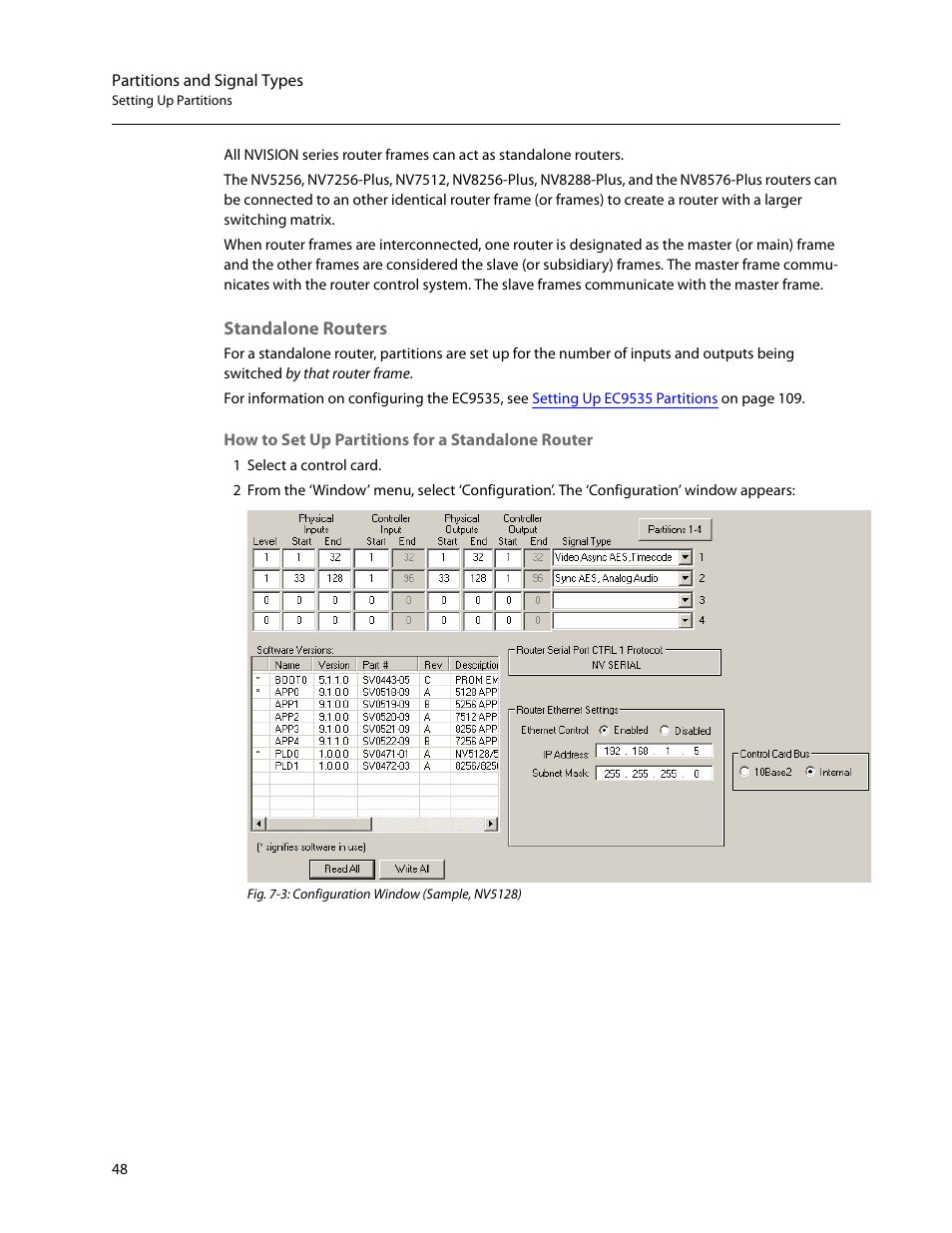 Standalone routers | Grass Valley UniConfi NVISION Series v.2.0 User Manual | Page 58 / 178
