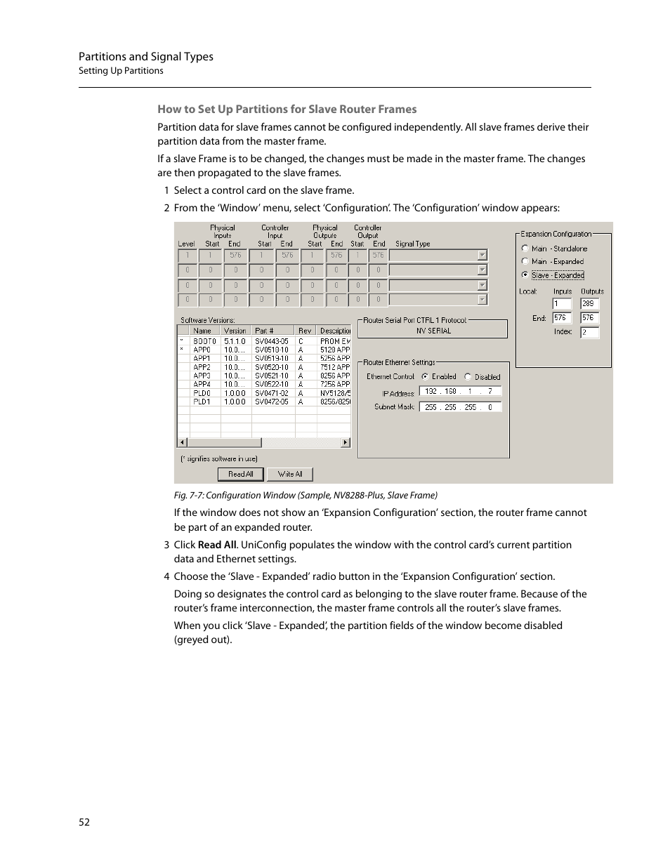 Grass Valley UniConfi NVISION Series v.2.0 User Manual | Page 62 / 178