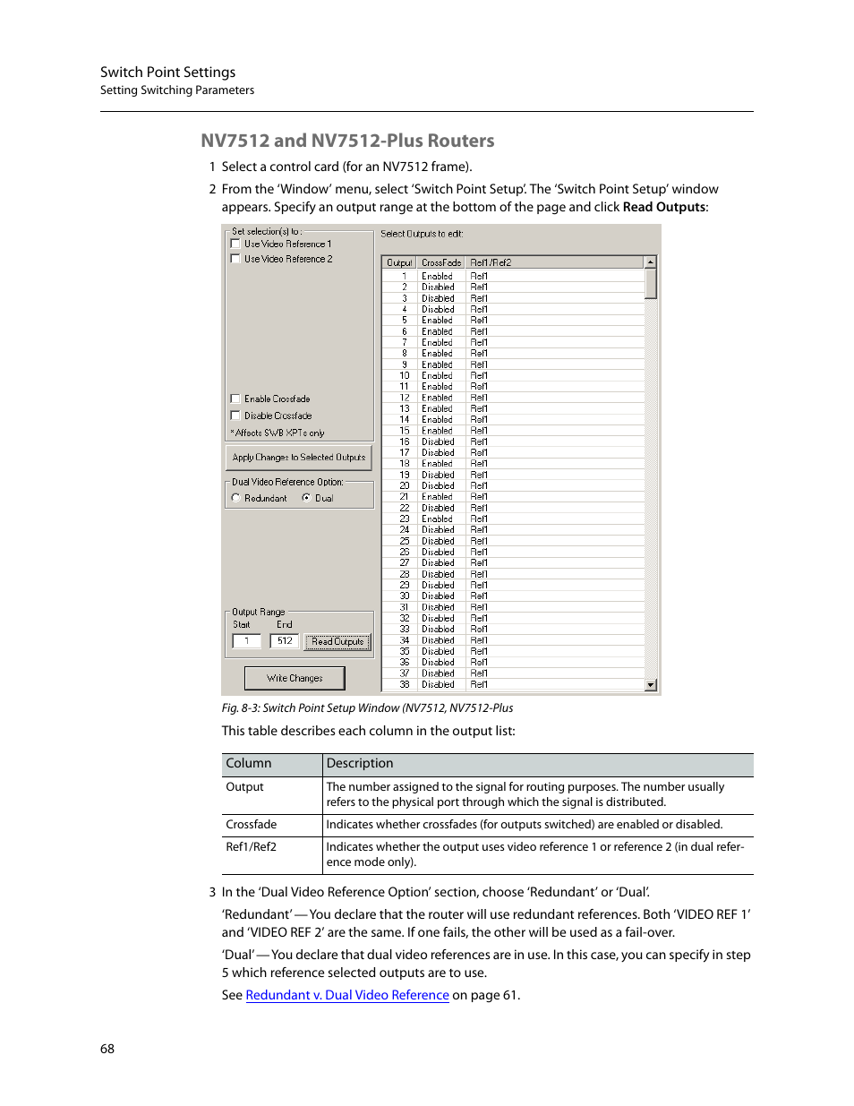 Nv7512 and nv7512-plus routers | Grass Valley UniConfi NVISION Series v.2.0 User Manual | Page 78 / 178