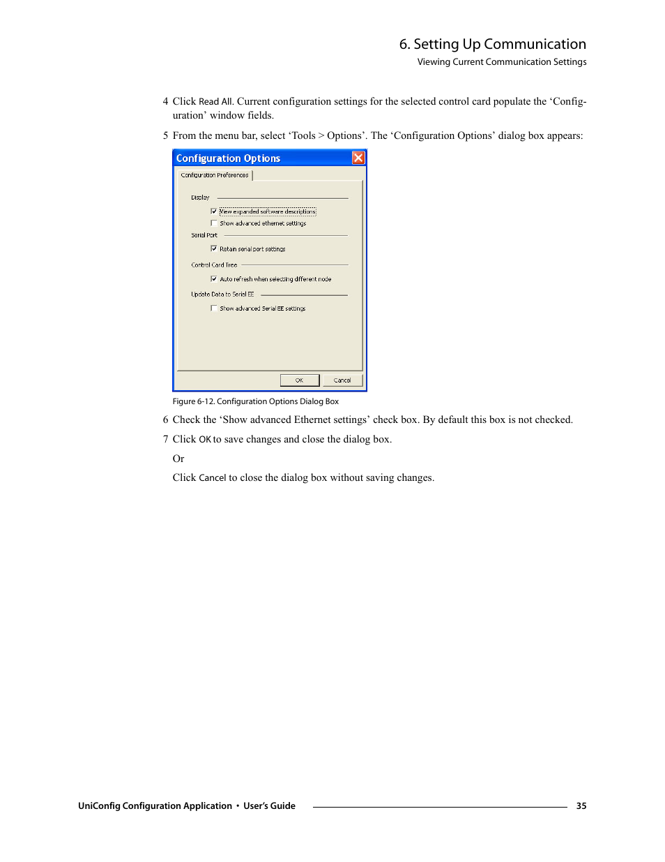 Setting up communication | Grass Valley UniConfi NVISION Series v.1.3 User Manual | Page 47 / 184