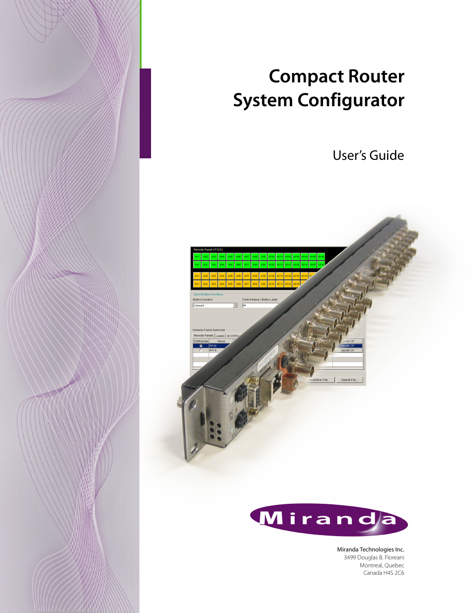 Grass Valley NVISION Compact CQX User Manual | 134 pages