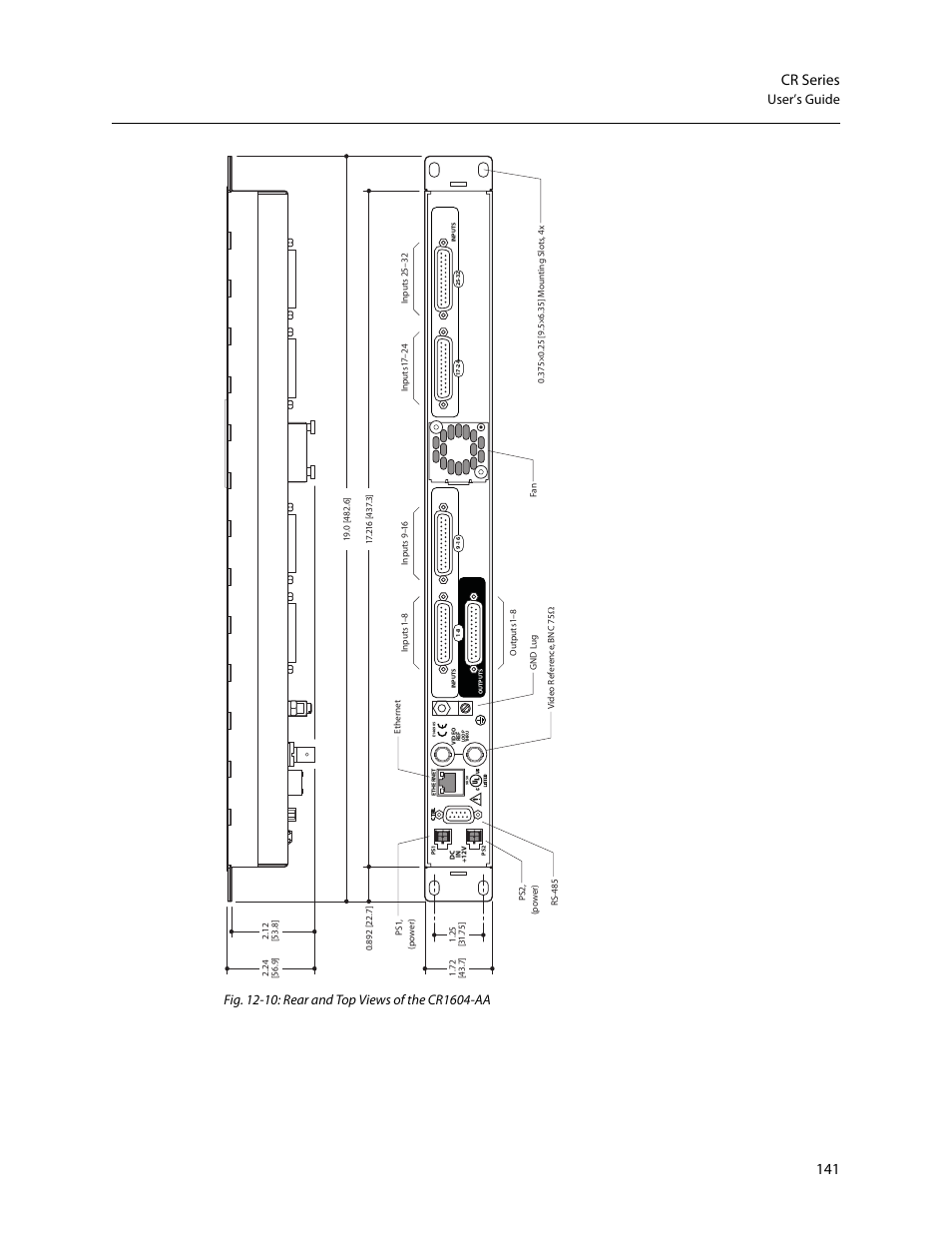 141 cr series | Grass Valley CR Series v.3.2 User Manual | Page 153 / 212