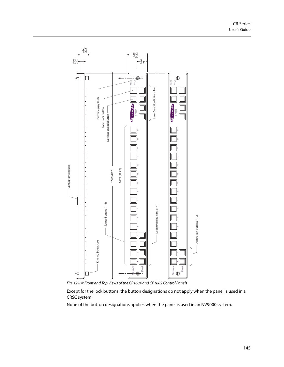 145 cr series | Grass Valley CR Series v.3.2 User Manual | Page 157 / 212