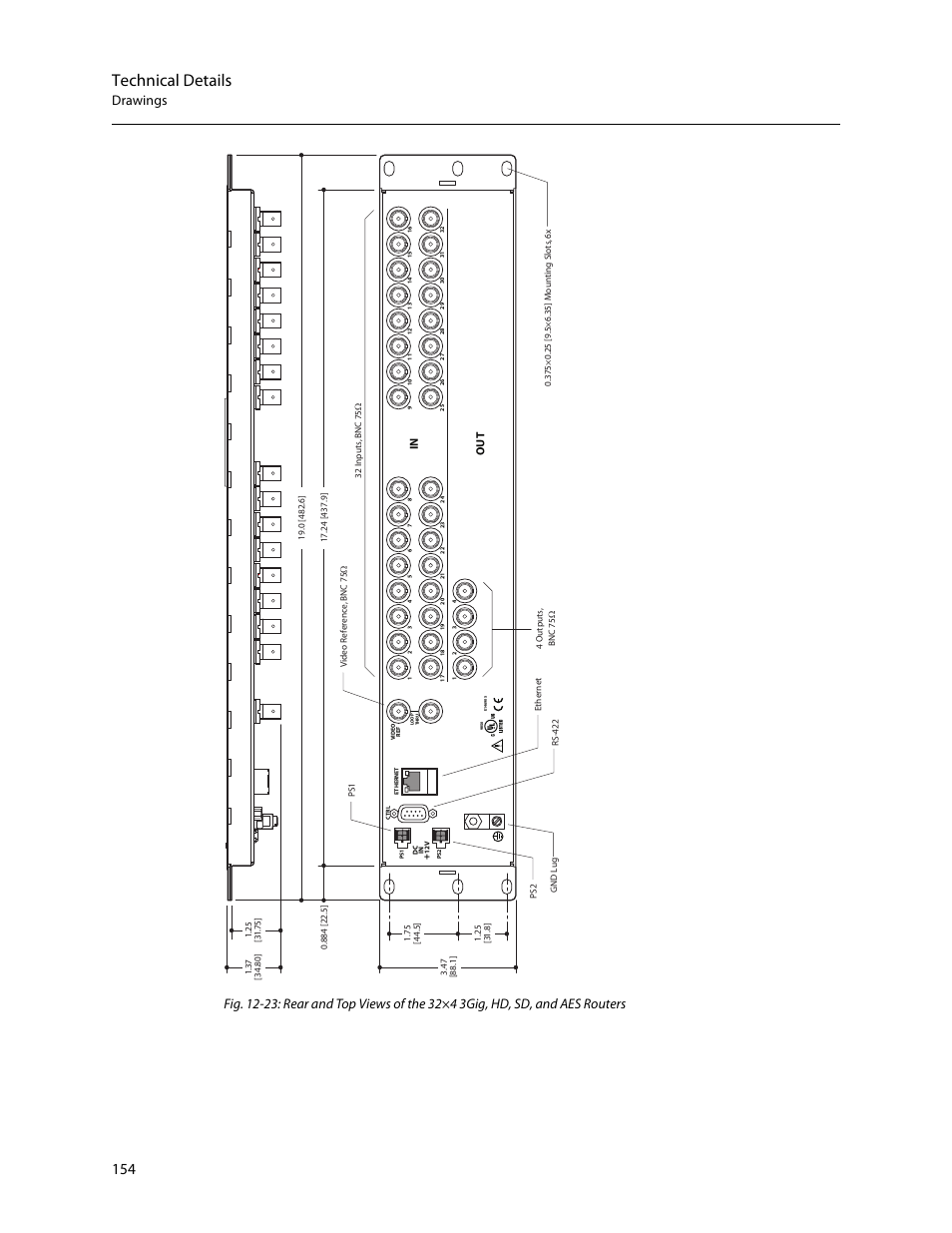 Technical details | Grass Valley CR Series v.3.2 User Manual | Page 166 / 212