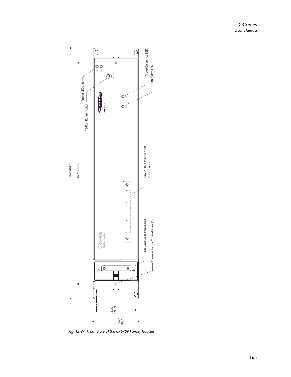 165 cr series | Grass Valley CR Series v.3.2 User Manual | Page 177 / 212