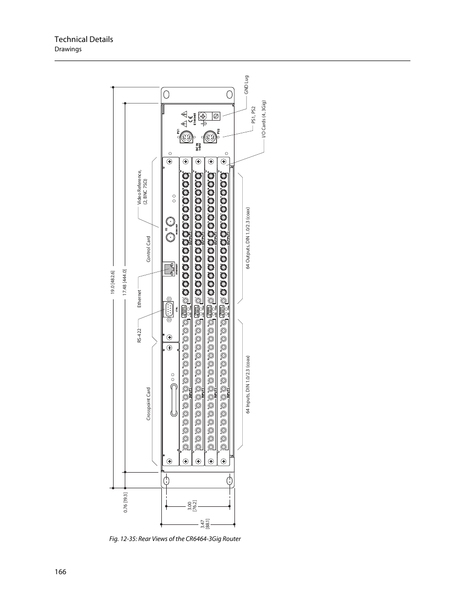 Technical details | Grass Valley CR Series v.3.2 User Manual | Page 178 / 212