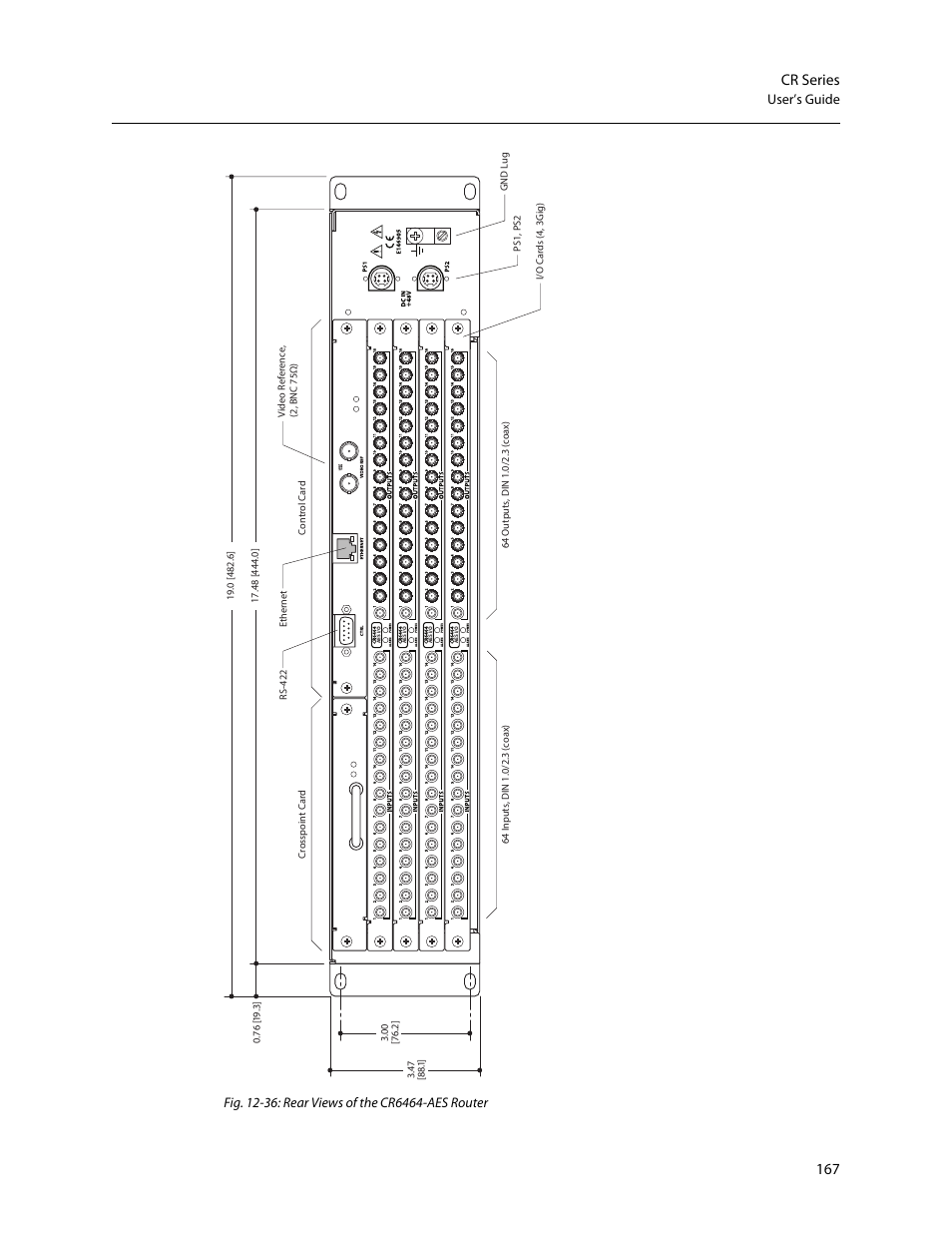 167 cr series | Grass Valley CR Series v.3.2 User Manual | Page 179 / 212