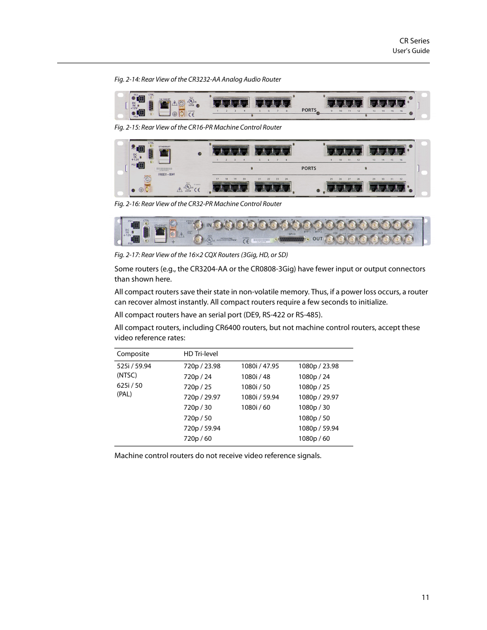 Grass Valley CR Series v.3.2 User Manual | Page 23 / 212