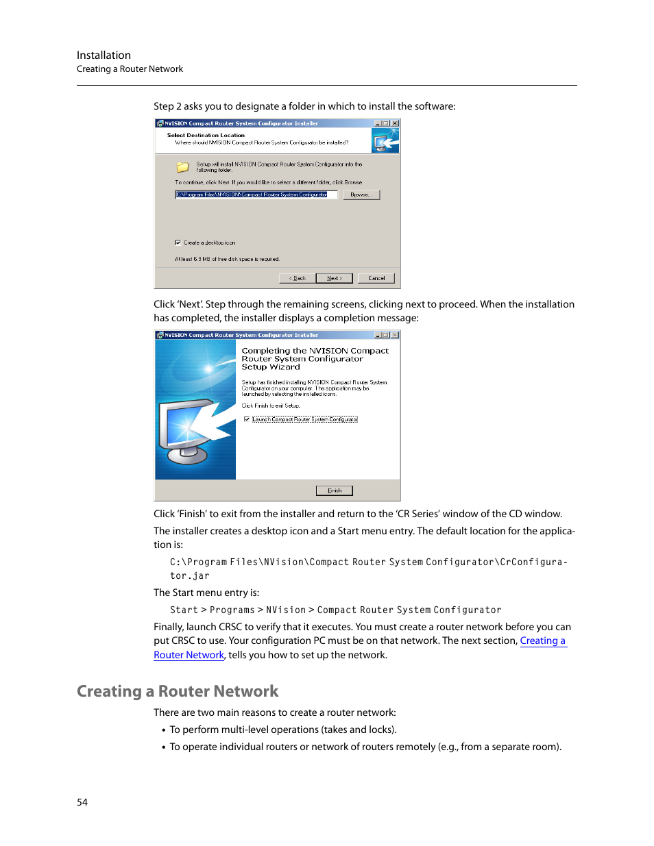Creating a router network | Grass Valley CR Series v.3.2 User Manual | Page 66 / 212
