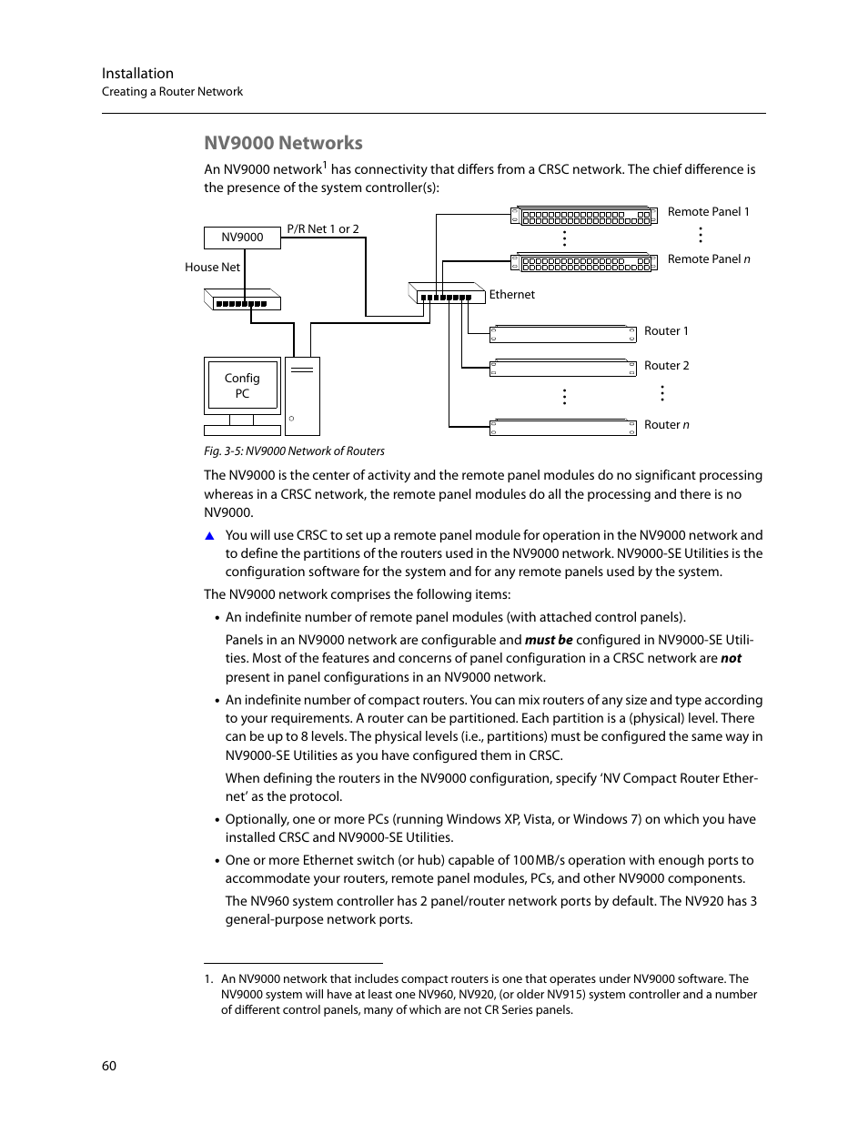 Nv9000 networks | Grass Valley CR Series v.3.2 User Manual | Page 72 / 212