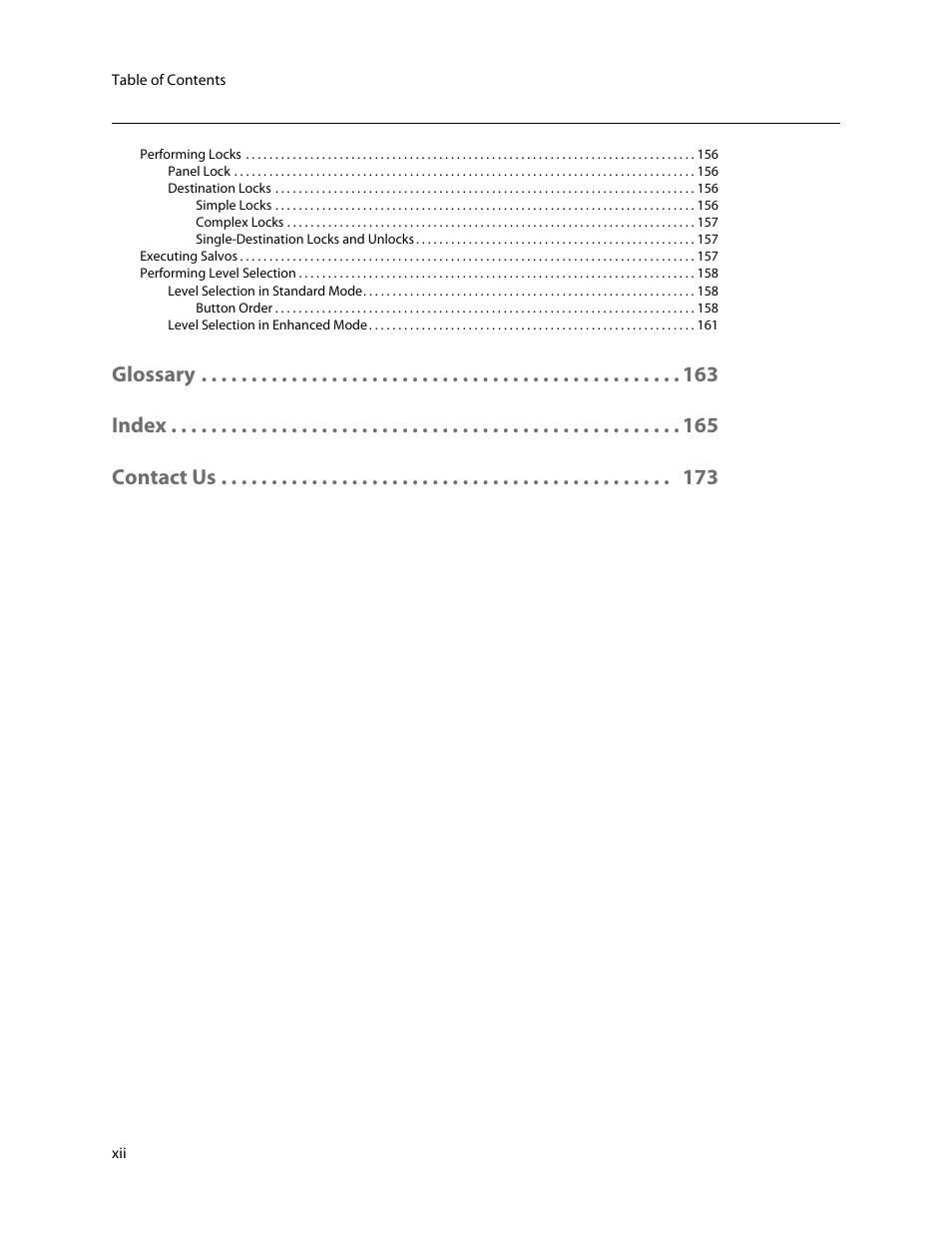 Glossary index contact us | Grass Valley CRSC v.3.2 User Manual | Page 12 / 186