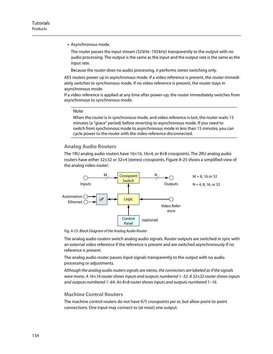 Analog audio routers machine control routers | Grass Valley CRSC v.3.2 User Manual | Page 146 / 186