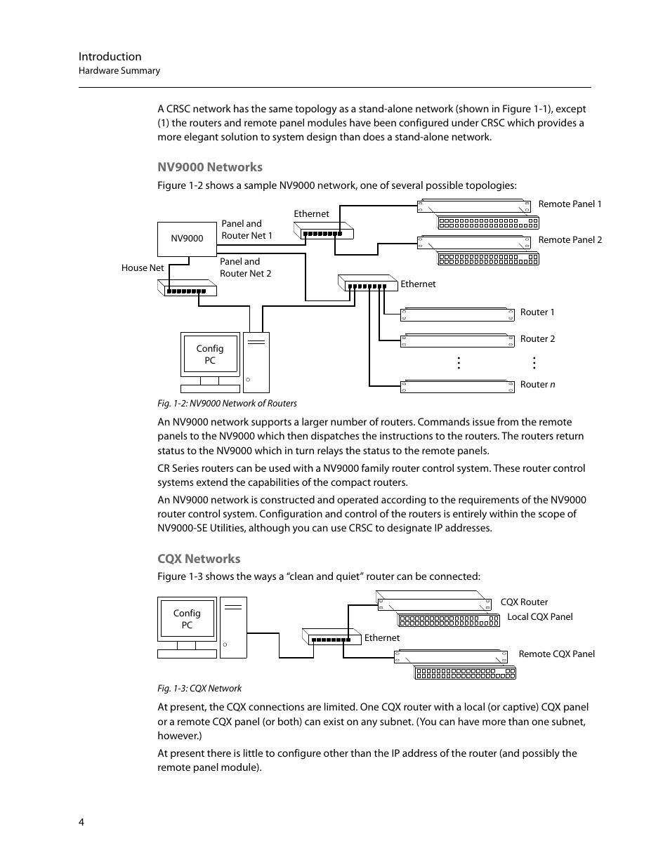 Nv9000 networks cqx networks | Grass Valley CRSC v.3.2 User Manual | Page 16 / 186