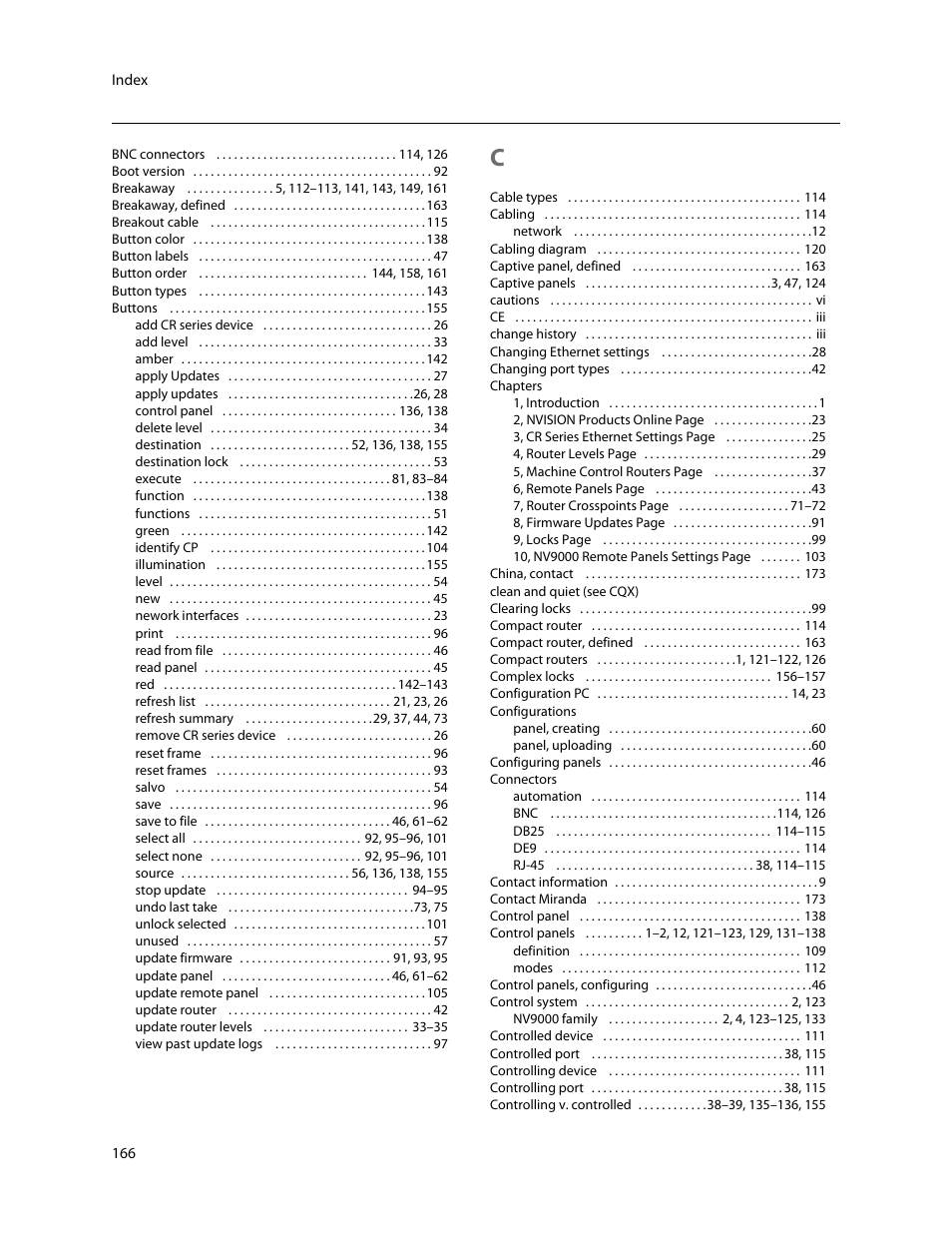 Grass Valley CRSC v.3.2 User Manual | Page 178 / 186