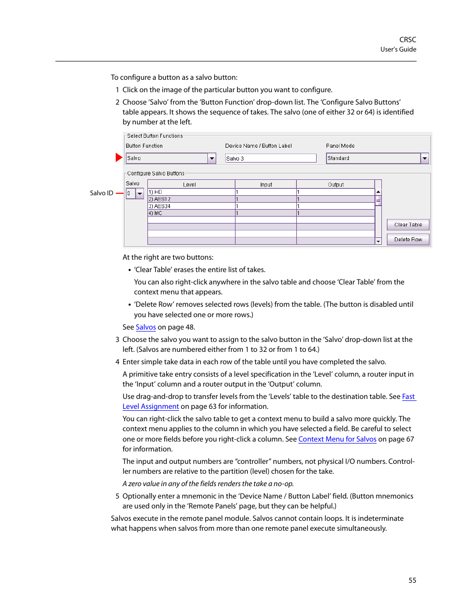 Grass Valley CRSC v.3.2 User Manual | Page 67 / 186
