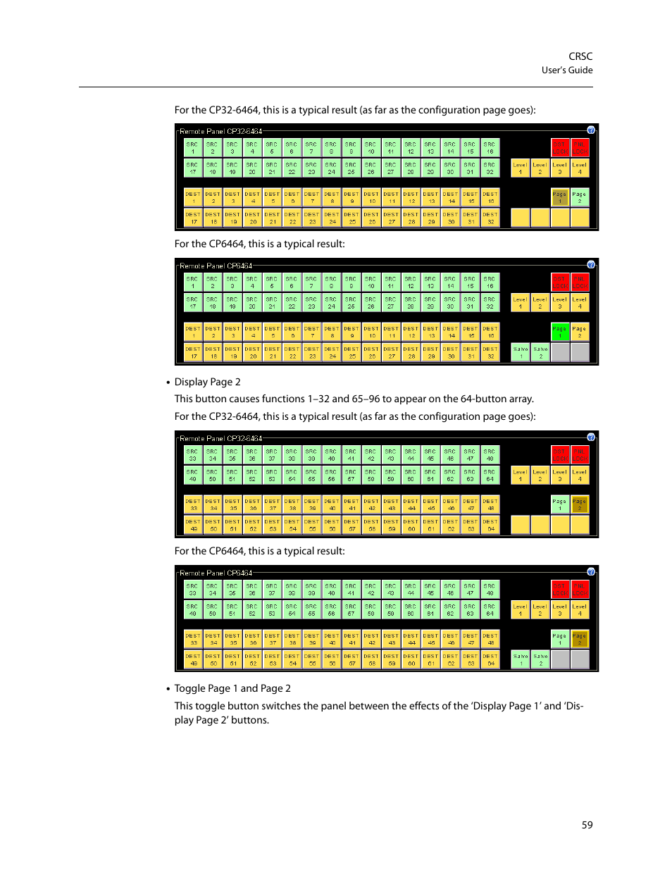 Grass Valley CRSC v.3.2 User Manual | Page 71 / 186