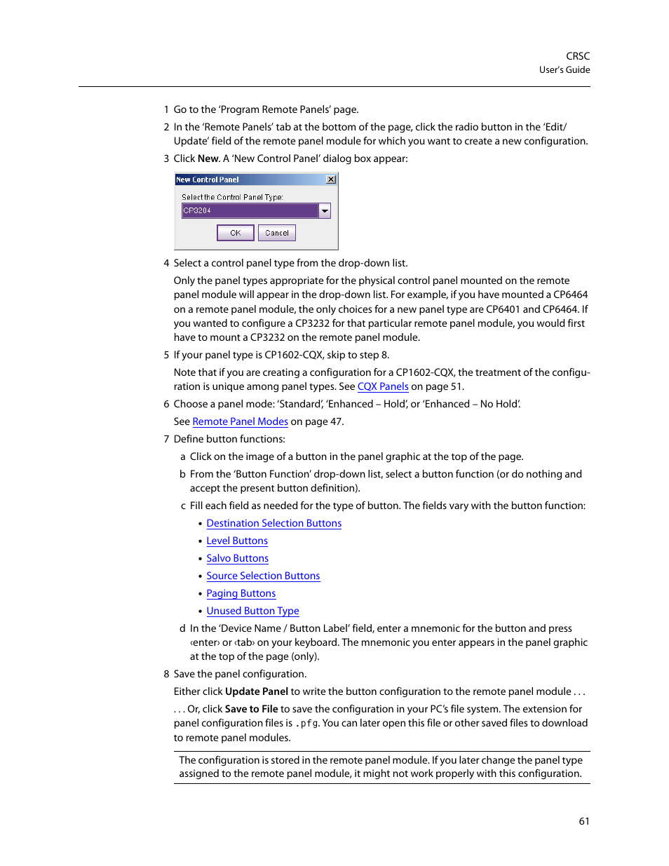 Grass Valley CRSC v.3.2 User Manual | Page 73 / 186