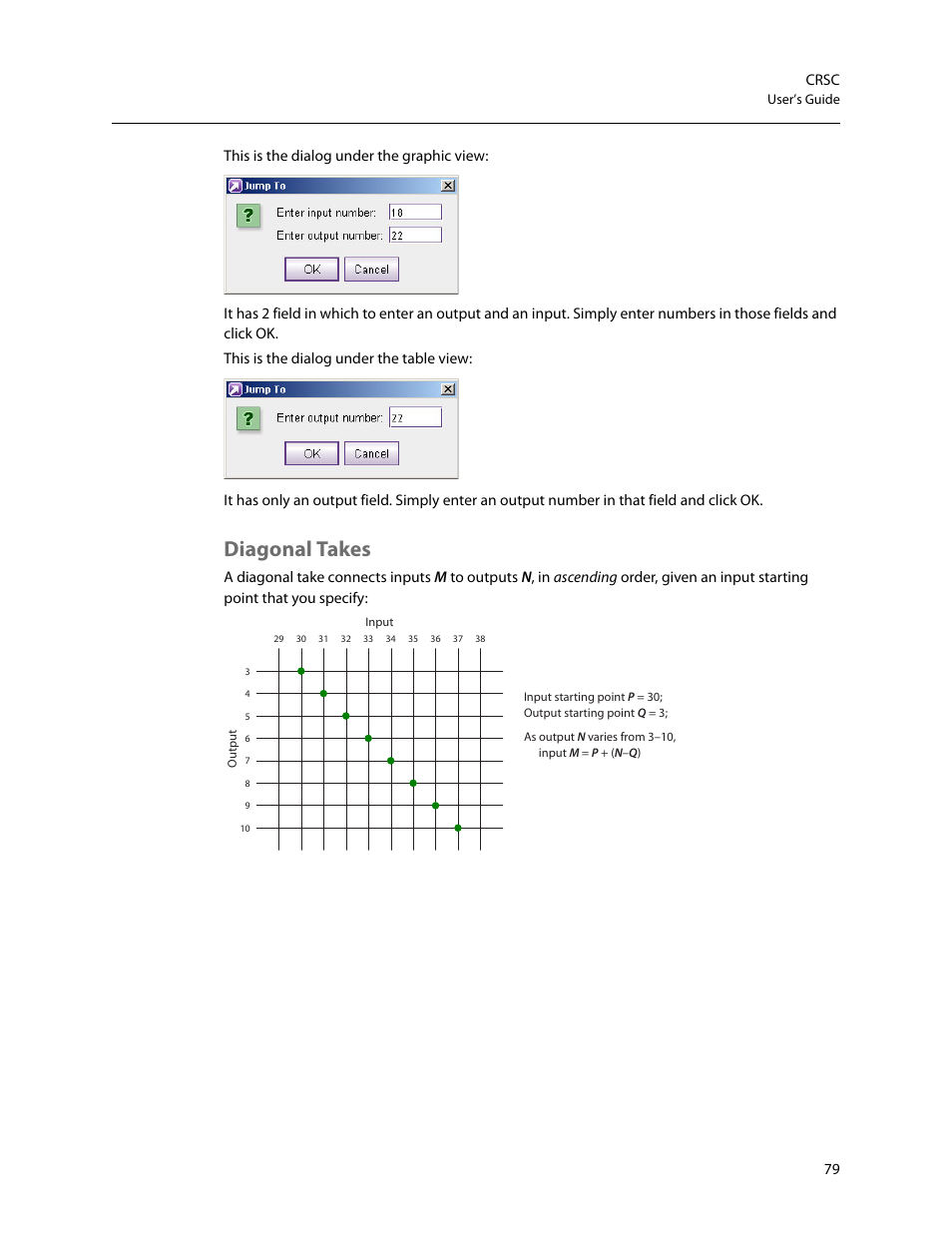 Diagonal takes | Grass Valley CRSC v.3.2 User Manual | Page 91 / 186