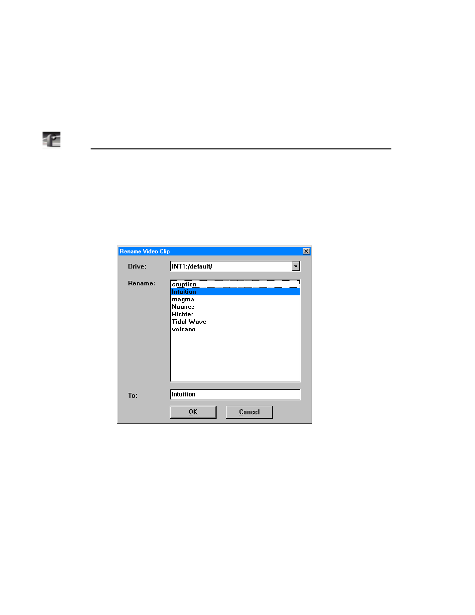 Renaming a clip | Grass Valley PDR v.2.1 User Manual | Page 114 / 158