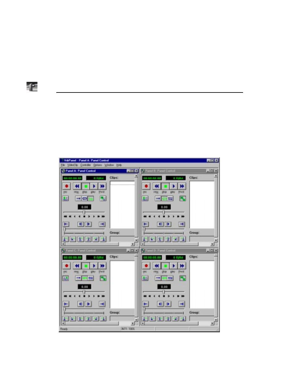 Vdrpanel | Grass Valley PDR v.2.1 User Manual | Page 24 / 158