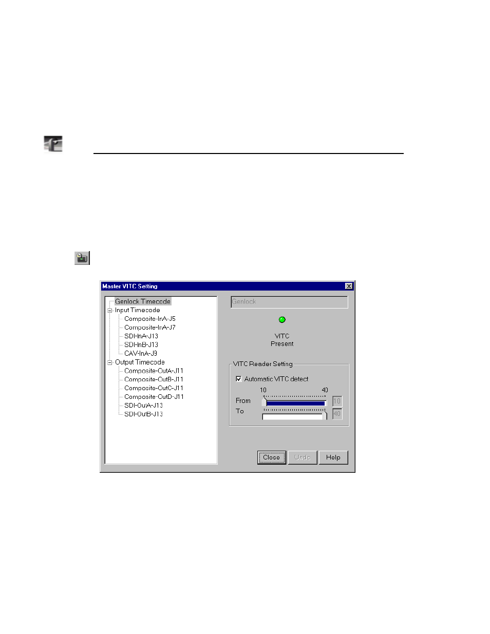 Setting master timecode | Grass Valley PDR v.2.1 User Manual | Page 30 / 158