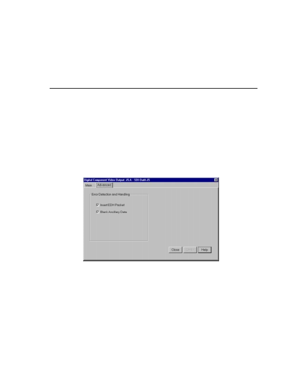 Serial digital component video output advanced | Grass Valley PDR v.2.1 User Manual | Page 59 / 158