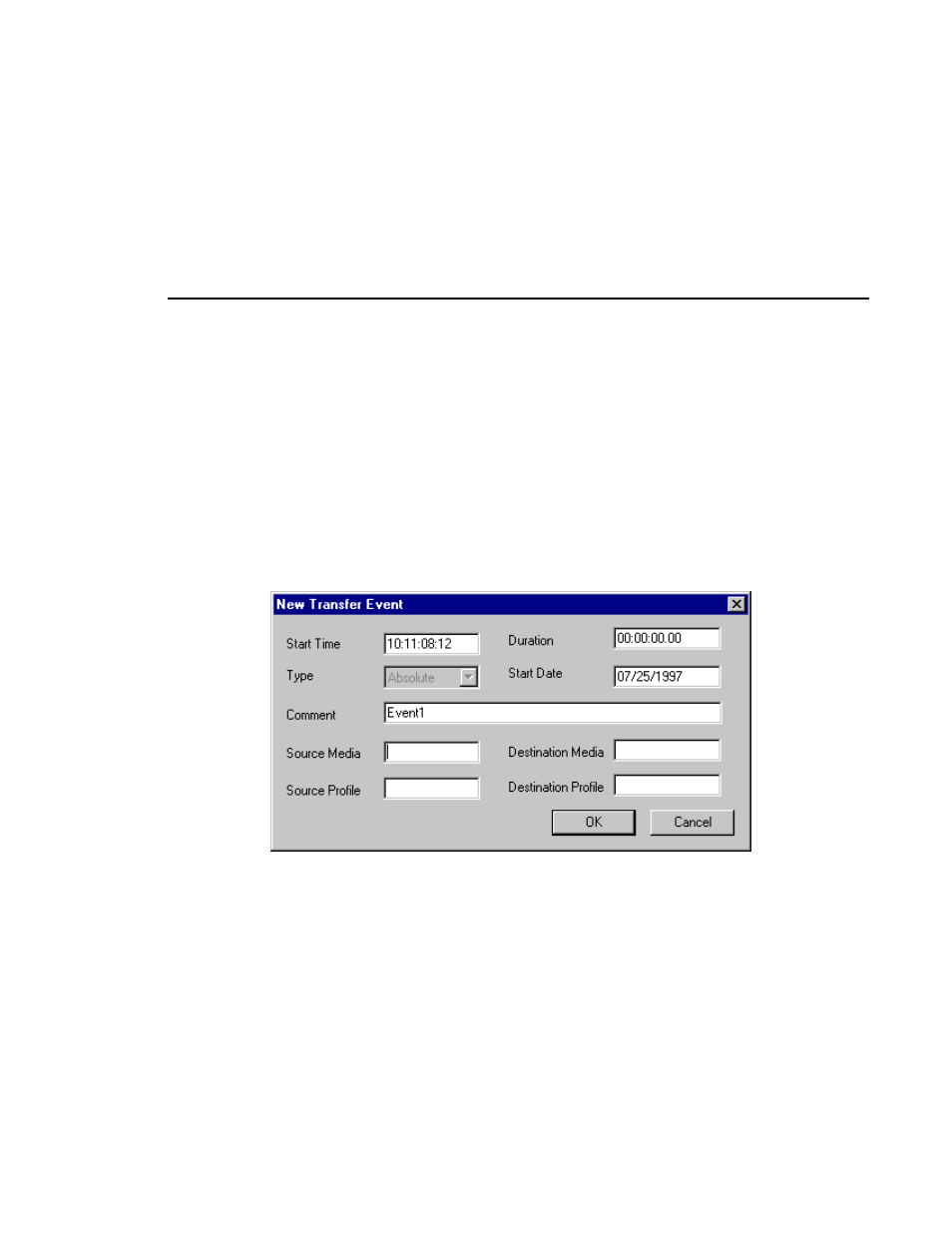 Scheduling a transfer event | Grass Valley PDR v.2.2 User Manual | Page 259 / 350