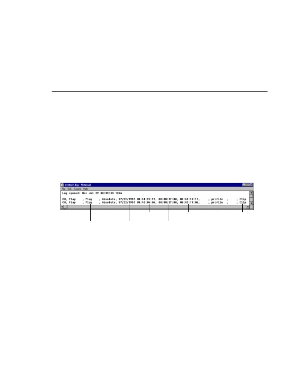 Using the event log | Grass Valley PDR v.2.2 User Manual | Page 273 / 350