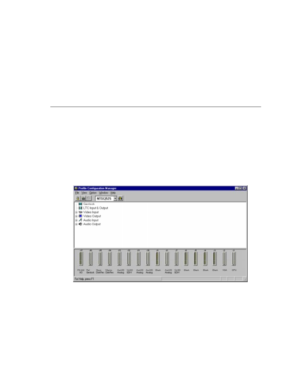 Using the profile configuration manager, Chapter 2 | Grass Valley PDR v.2.2 User Manual | Page 39 / 350