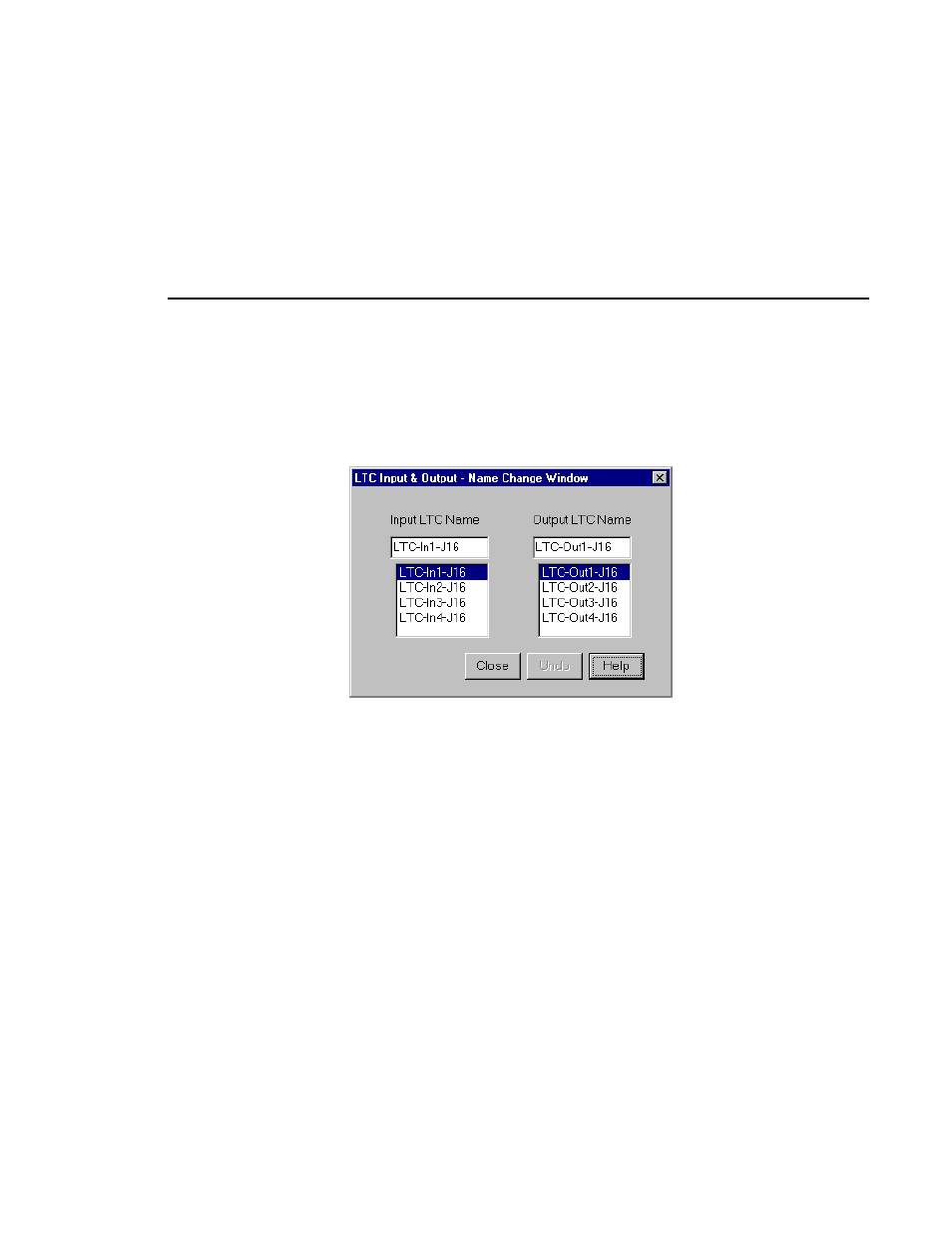 Changing ltc input and output names | Grass Valley PDR v.2.2 User Manual | Page 51 / 350