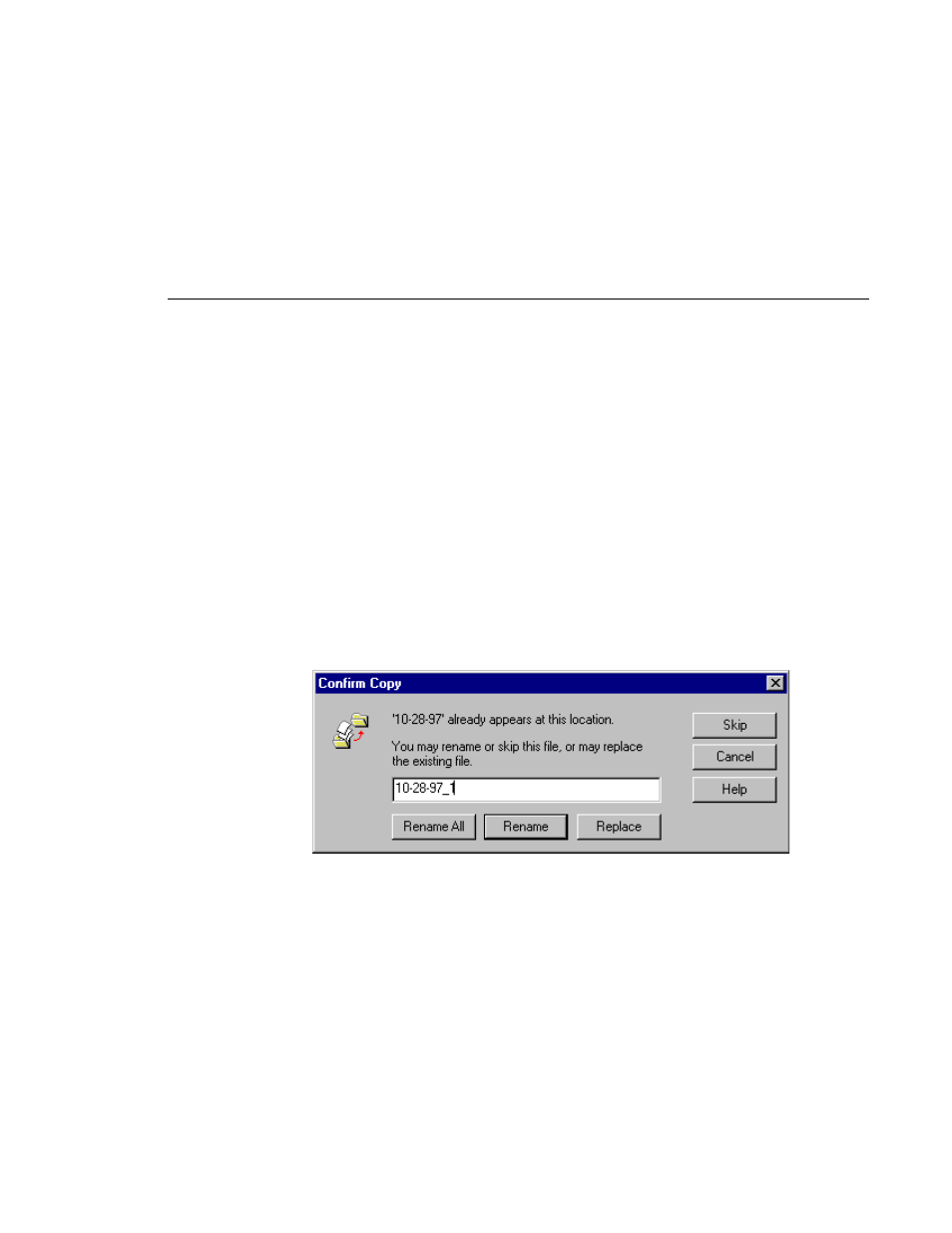 Confirm copy dialog box | Grass Valley PROFILE FAMILY v.2.5 User Manual | Page 119 / 394